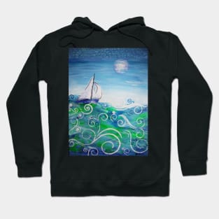 Sailing by Jan Marvin Hoodie